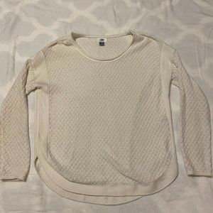 Textured Pullover Tunic Sweater